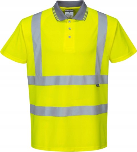 KOSZULKA OSTRZEGAWCZA ROBOCZA PORTWEST POLO S477 ROZ. XXL