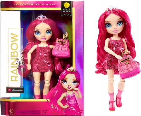 LALKA RAINBOW HIGH JUNIOR STELLA MONROE RÓŻOWA + AKCESORIA + CZESANIE