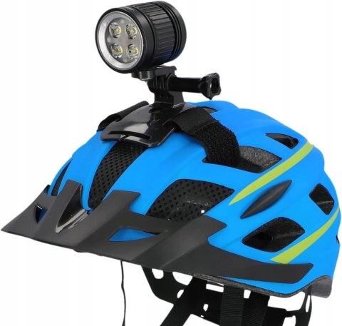 LAMPKA PRZEDNIA ROWEROWA NA KASK ROWEROWY FISCHER LUMOZ H1600