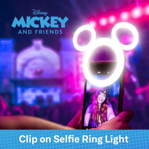 LAMPKA SELFIE PIERŚCIENIOWA LED RING DO TELEFONU DISNEY MYSZKA MICKEY