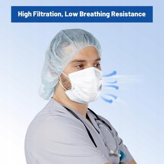 MASECZKA JEDNORAZOWA 3-WARSTWOWA 10 SZTUK BIAŁA