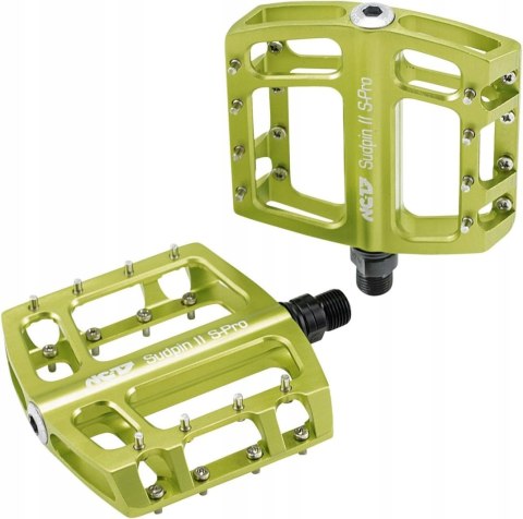 PEDAŁY ROWEROWE PLATFORMOWE NC-17 SUDPIN II S-PRO ZIELONE