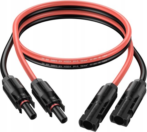 PRZEWÓD KABEL SOLARNY 10AWG/6 MM2 GARLLEN 1M