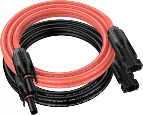 PRZEWÓD KABEL SOLARNY 10AWG/6 MM2 GARLLEN 1M