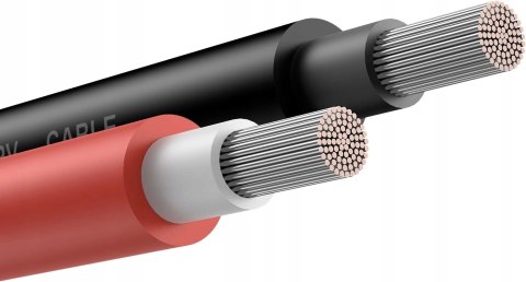 PRZEWÓD KABEL SOLARNY 10AWG/6 MM2 GARLLEN 1M