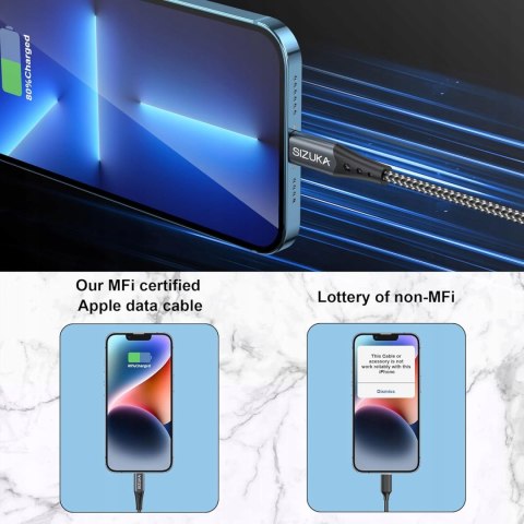 PRZEWÓD KABEL USB NA LIGHTNING iPHONE iPAD APPLE 2M