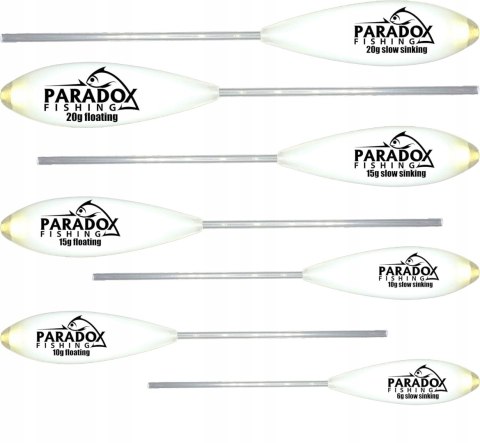 PRZYNĘTA NA PSTRĄGA WĘDKARSKA 6G-20G PŁYWAJĄCA PARADOX FISHING 7 SZTUK