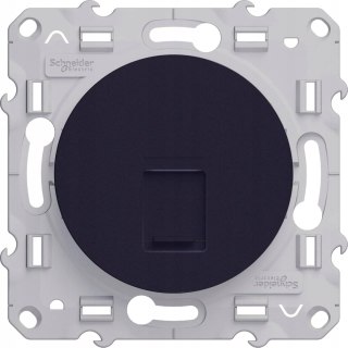 SCHNEIDER ELECTRIC ODACE WTYCZKA RJ45 BEZ ZŁĄCZA ANTRACYT