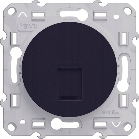 SCHNEIDER ELECTRIC ODACE WTYCZKA RJ45 BEZ ZŁĄCZA ANTRACYT