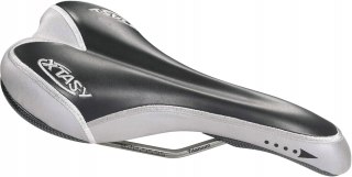 SIODEŁKO ROWEROWE MTB TREKKINGOWE ŻELOWE SIODŁO CZARNO-SZARE X-TAS-Y