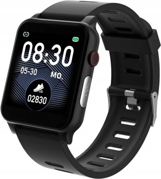 SMARTWATCH ZEGAREK SPORTOWY OPASKA HEYRO FIT 21 CZARNY