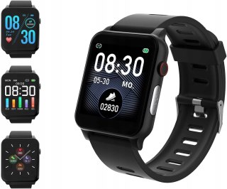 SMARTWATCH ZEGAREK SPORTOWY OPASKA HEYRO FIT 21 CZARNY