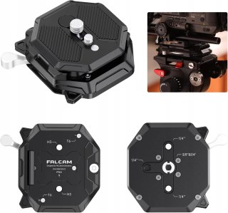 SZYBKOZŁĄCZKA PŁYTKA MONTAŻOWA FALCAM F50 1/4" 3/8" MANFROTTO 501