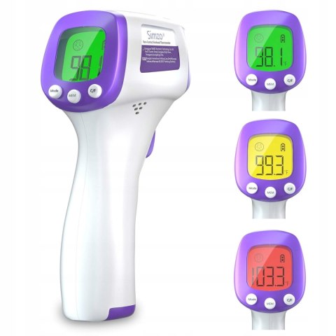 TERMOMETR BEZDOTYKOWY NA PODCZERWIEŃ LCD 2W1