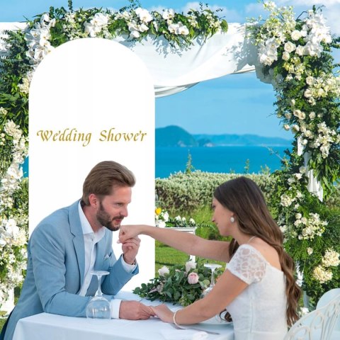 TŁO FOTOGRAFICZNE DO ZDJĘĆ NA STELAŻ WESELE BABY SHOWER 200x100CM