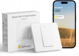 WŁĄCZNIK ŚWIATŁA WLAN WI-FI MEROSS SMART MSS510 APPLE HOMEKIT