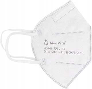 10x MASKA MEDYCZNA OCHRONNA FFP2 NR MEAVITA