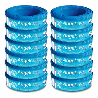 ANGELCARE WKŁAD DO POJEMNIKA NA PIELUCHY WORKI x12
