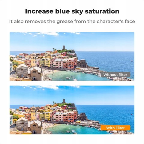 FILTR POLARYZACYJNY CPL FOTOGRAFICZNY 52MM + UCHWYT DO TELEFONU K&F CONCEPT