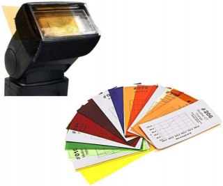 FILTRY KOLOROWE ZESTAW FILTRÓW DO LAMP GODOX CF-07 SPEEDLITE