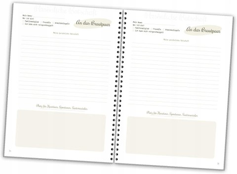 KSIĘGA GOŚCI NA WESELE ŚLUB Z ANKIETAMI PAMIĄTKA