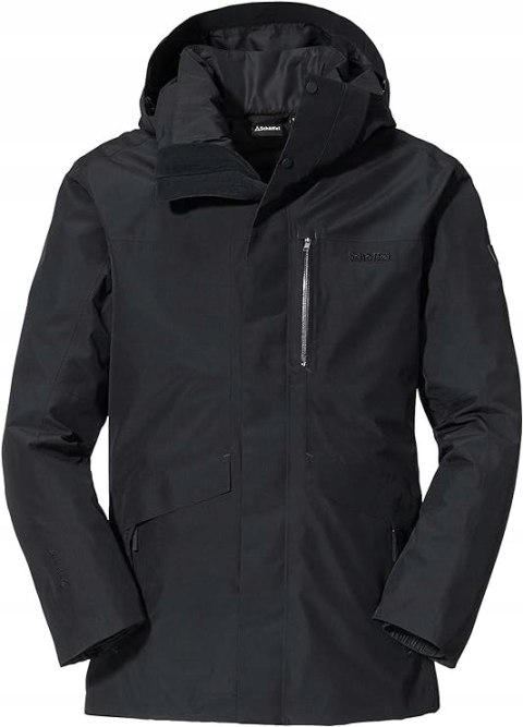 KURTKA MĘSKA ZIMOWA KRAKAU 3W1 SCHOFFEL CZARNA R. 46