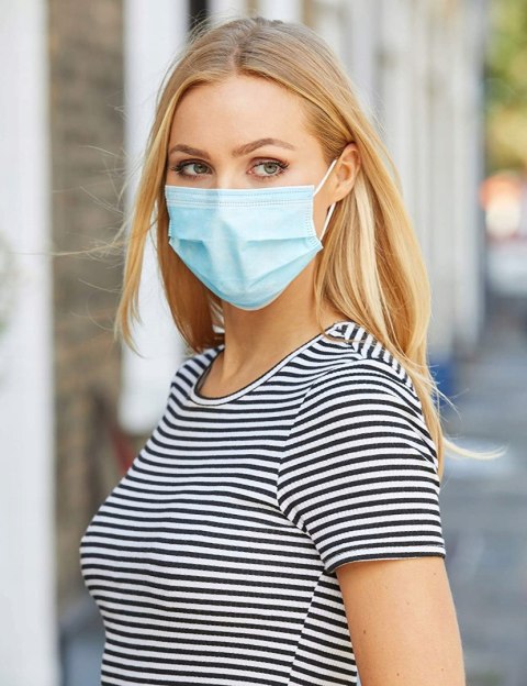 MASECZKA JEDNORAZOWA 3-WARSTWOWA 10 SZTUK