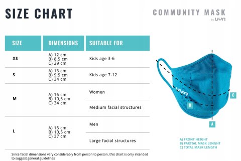 MASECZKA MASKA OCHRONNA SPORTOWA UYN COMMUNITY S