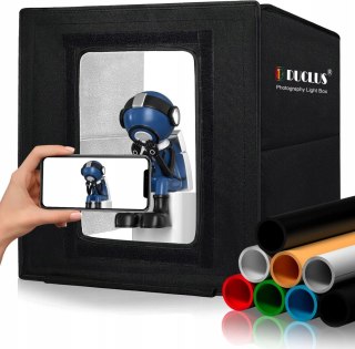 NAMIOT BEZCIENIOWY FOTOGRAFICZNY LED 30x30x30CM DUCLUS + 8 TEŁ