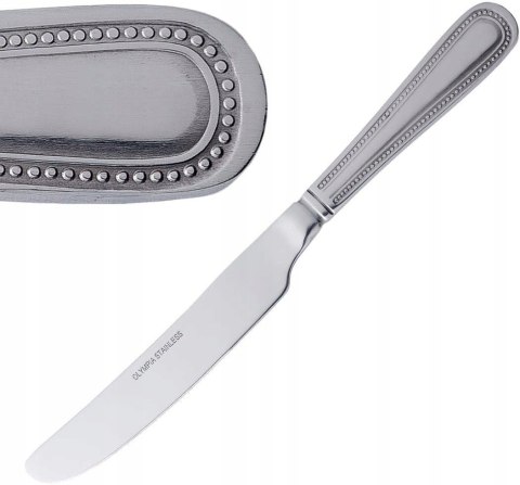 NÓŻ STOŁOWY Z KORALIKAMI OLYMPIA 12 SZTUK ZESTAW C125