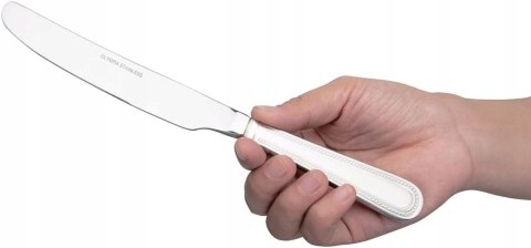 NÓŻ STOŁOWY Z KORALIKAMI OLYMPIA 12 SZTUK ZESTAW C125