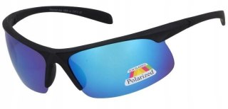 OKULARY PRZECIWSŁONECZNE Z POLARYZACJĄ MĘSKIE CZARNE UV400