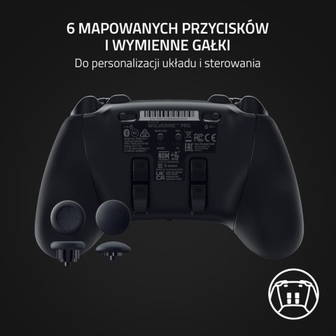 PAD BEZPRZEWODOWY RAZER WOLVERINE V2 PRO PLAYSTATION PC RGB HYPERTRIGGER