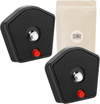 PŁYTKA MONTAŻOWA SZYBKOZŁĄCZKA DO STATYWU 1/4" 785B 2 SZTUKI