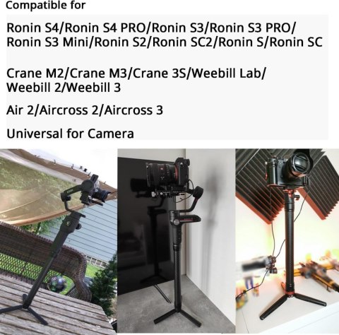 PRZEDŁUŻENIE DRĄŻEK DO GIMBALA MONOPODU DJI RS4/RS4 PRO/RS3 MINI/RS3