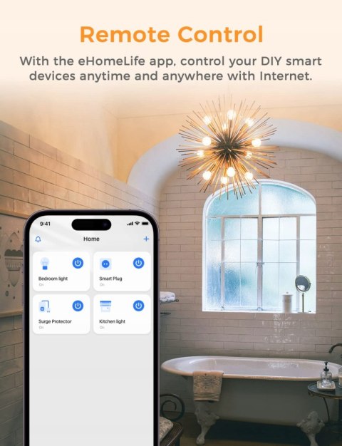 STEROWNIK ŚWIATŁA REFOSS MSS710 SMART WIFI SWITCH