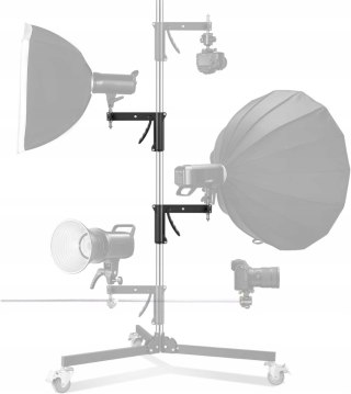 UCHWYTY PRZESUWNE DO STATYWU C-STAND DO SOFTBOKSA LAMPY SOONPHO