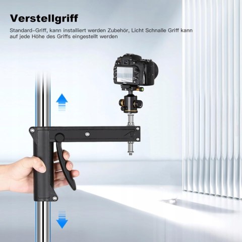 UCHWYTY PRZESUWNE DO STATYWU C-STAND DO SOFTBOKSA LAMPY SOONPHO