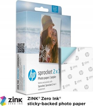 WKŁAD WKŁADY PAPIER HP SPROCKET ZINK 2x3 20 SZTUK ZESTAW