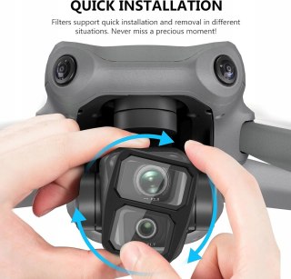 ZESTAW FILTRÓW ND/8/16/32/64/UV/CPL DO DRONA DJI AIR 3 ZESTAW 6 SZTUK